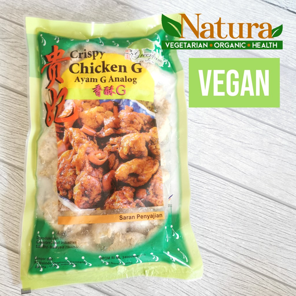 

Greenfarm Crispy Chicken G Ayam Ketul 400gr Vegetarian Beku Vegan