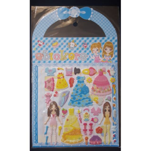 

Stiker timbul / sticker girls XYS-001a