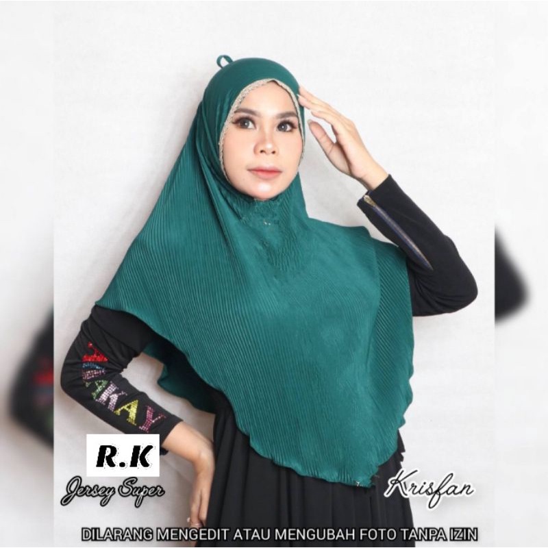HIJAB KCB PRISKET / PLISKET RENDA KISFRAN RK