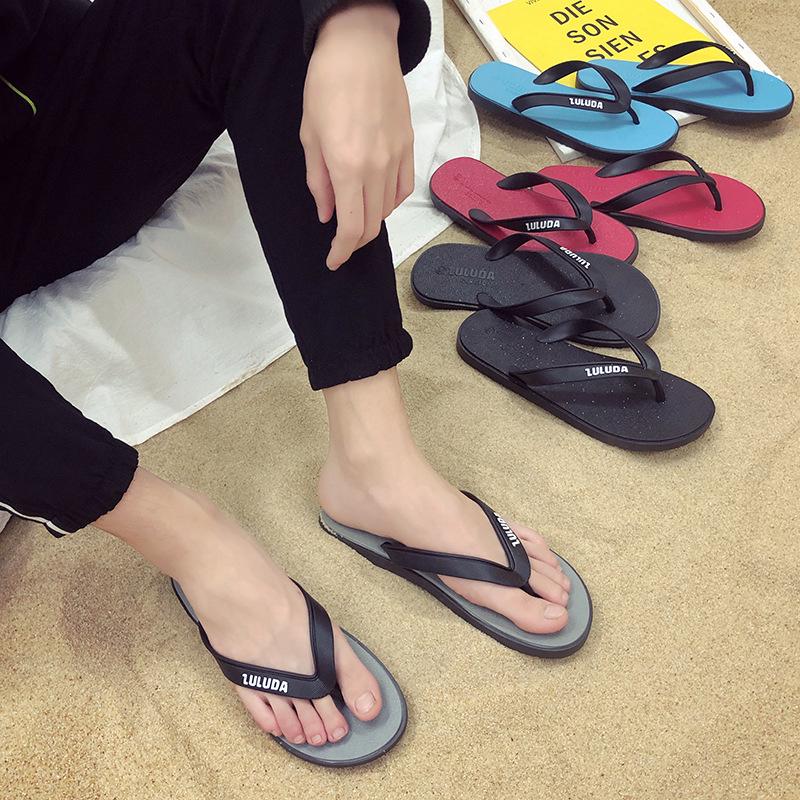  Sandal  Jepit  Casual Pria Anti  Slip  Model Korea untuk 