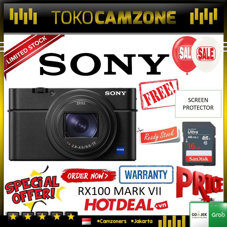 DISKON SONY Cyber-shot DSC RX100 VII Digital Kamera Special Paket Murah 1