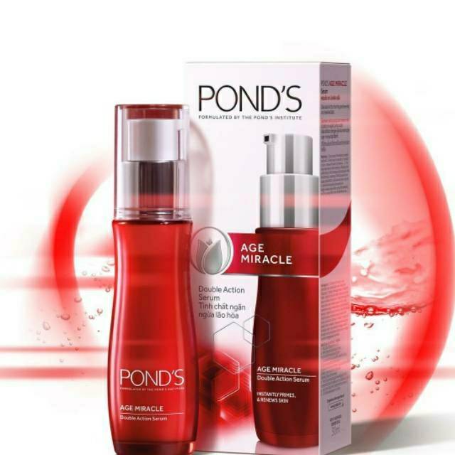 Ponds Age Miracle Double Action Serum Youth Glow Serum 30 Ml Shopee Indonesia