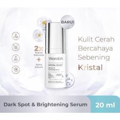 Wardah Crystal Secret Dark Spot &amp; Brightening Serum / White Secret Intense Brightening Essence 20ml