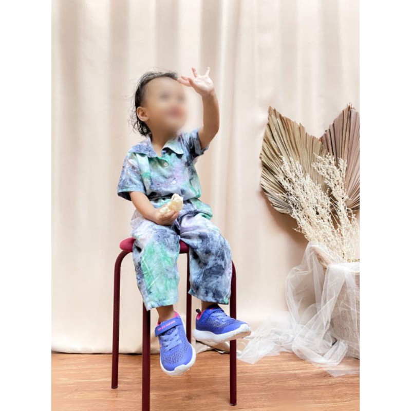 PIYAMA TIEDYE ANAK | PIYAMA TIEDYE | BABYSHA | ARAYA.KIDSWEAR | FAMILY SET PAJAMAS