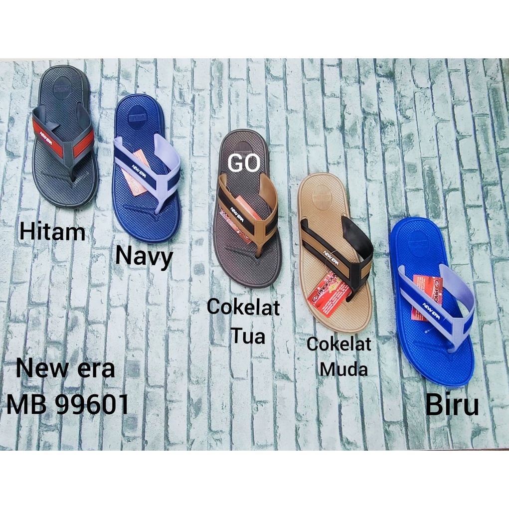 BB NEW ERA MB 99601 Sandal Jepit Pria Dewasa Polos