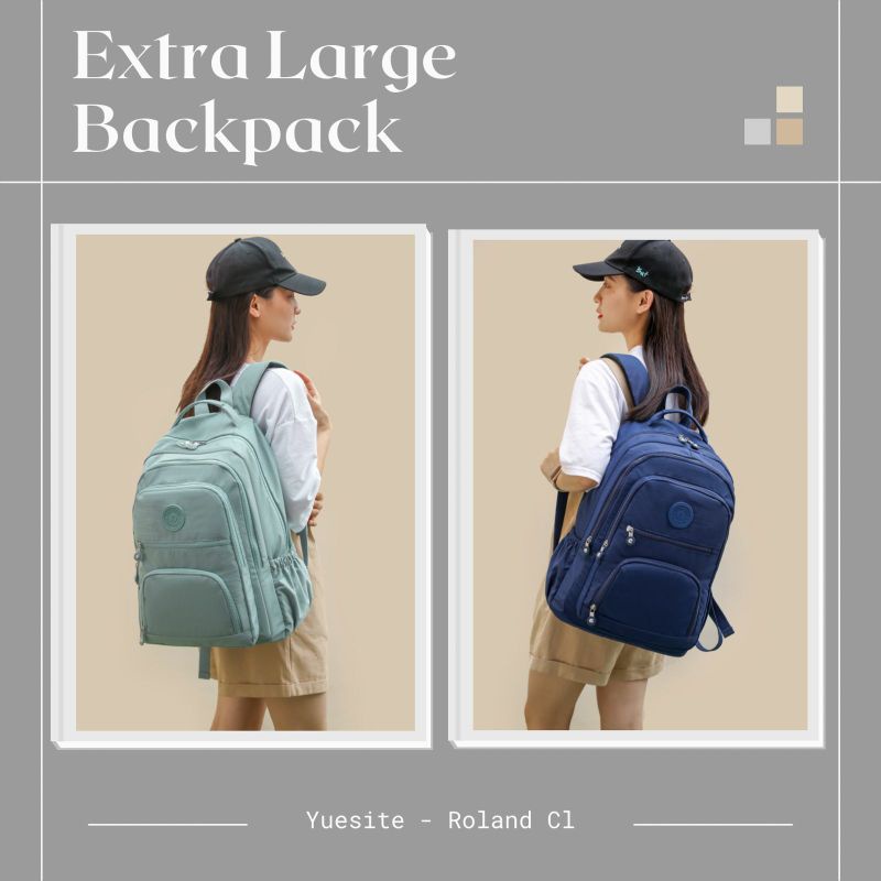 TAS RANSEL WANITA YUESITE ROLAND BESAR BACKPACK EXTRA LARGE CYUTEBAGS