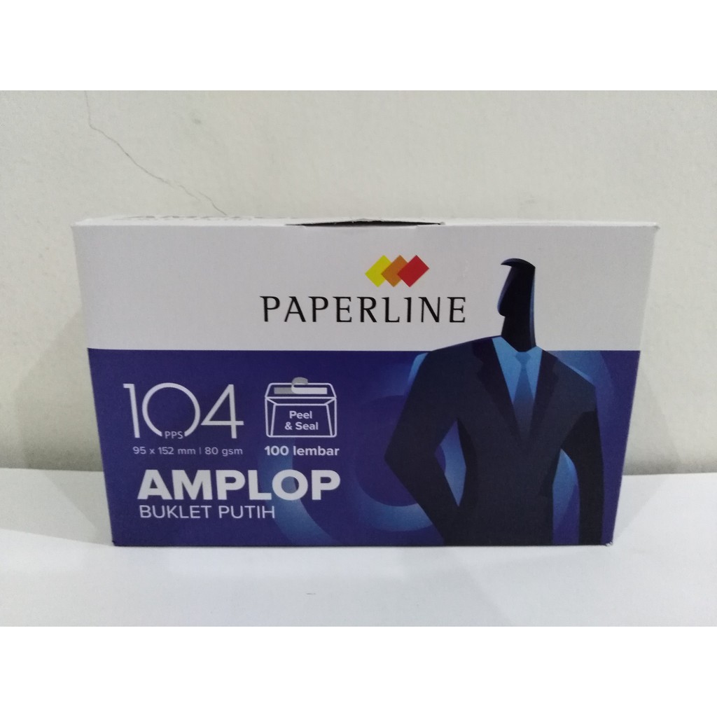 

Amplop Paperline Perekat Putih Polos Tipe 104 100lbr