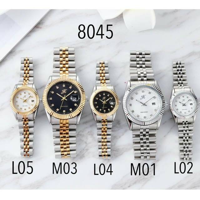 JAM TANGAN 8045 BY JIMS HONEY (JAM TANGAN COUPLE) JAM TANGAN MEWAH IMPORT MURAH EKSEKUTIF MUDA