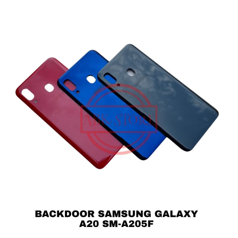 TUTUP BELAKANG BACKDOOR BACKCOVER BACK CASING SAMSUNG GALAXY A20 SM-A205