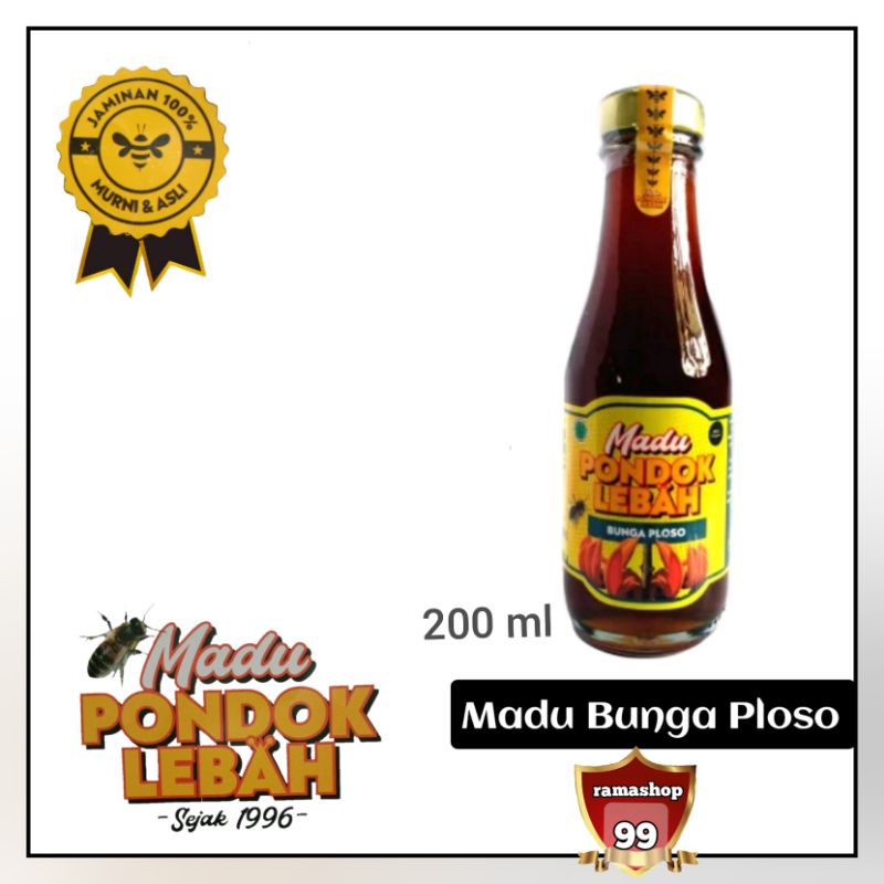 

Madu Ploso 200 gr Madu Pondok Lebah