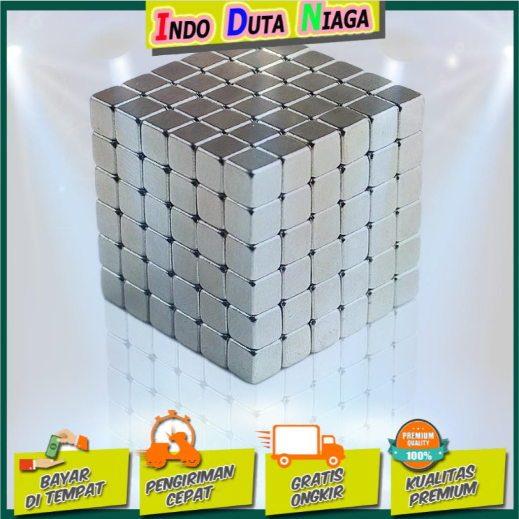 Taffware Buckycubes Magnetic Block Toys 216pcs 4mm - G0CN05