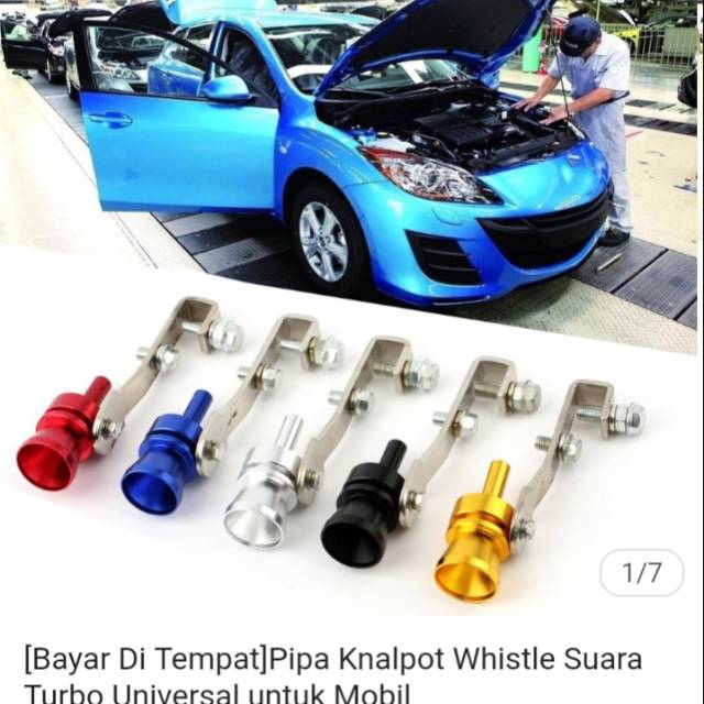 Bosan Suara kenalpot layaknya Traktor /FAKE TURBO SOUND Penyiul Turbo/Muffler Kenalpot Mobil/ COD