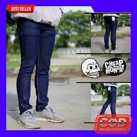Celana Jeans Pria Murah,Setandr,Merk Lea(Size 28-32) Cy814 Cutbray Bioblitz | Flare | Biru Muda - Ce