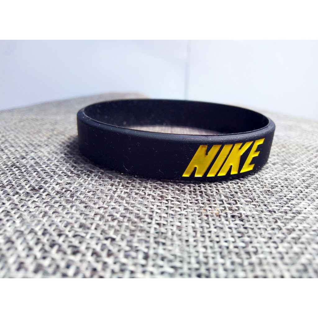 COD NIKE GELANG TANGAN PRIA - GELANG KARET NIKE SPORT ORIGINAL FASHION NIKE HITAM L K