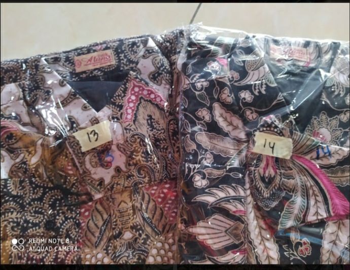 Kemeja Batik Pria Lengan Panjang Kombinasi Tulis Premium Full Furing Premium Guru Motif Abb004