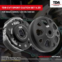 PAKET KAMPAS GANDA DAN MANGKOK CVT MOTOR YAMAHA NMAX 155 AEROX NVX LEXI TDR ASLI SPAREPART Montor