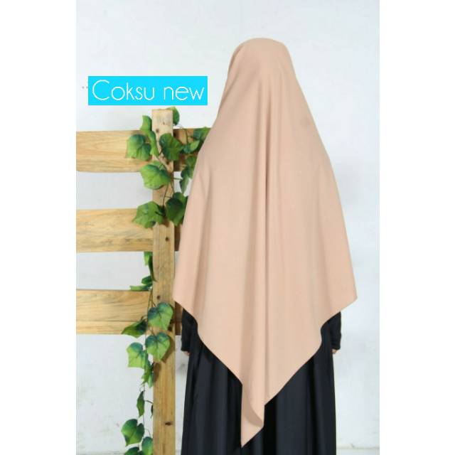 PROMO Hijab / Jilbab SEGIEMPAT 130 x 130 cm, Square Jumbo Syari, Wolfis, Woolpeach, Segi empat 4