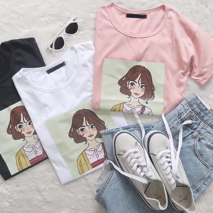 YOURCHOICE.ID Kaos Oversize Pria & Wanita She Was Pretty