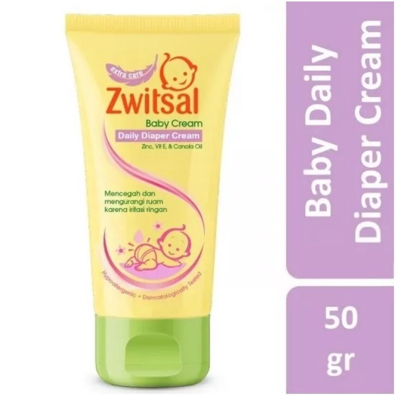 Zwitsal Baby Cream Extra Care with Zinc 50 g
