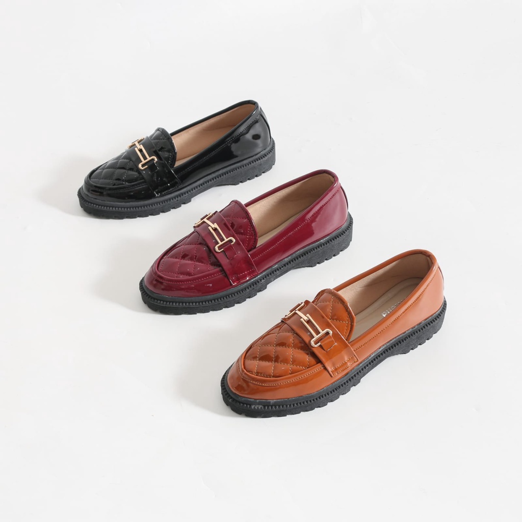 MONTELLA Olla Sepatu Docmart Wanita Kekinian