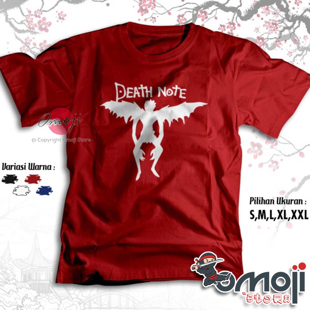 Kaos Anime Death Note L Shinigami Ryuk Baju Kartun Manga Jepang Tshirt Japan Premium 2442 Shopee Indonesia