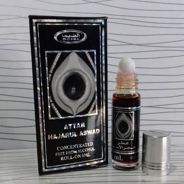 Parfum DOBHA roll on 6ml aroma HAJAR ASWAD