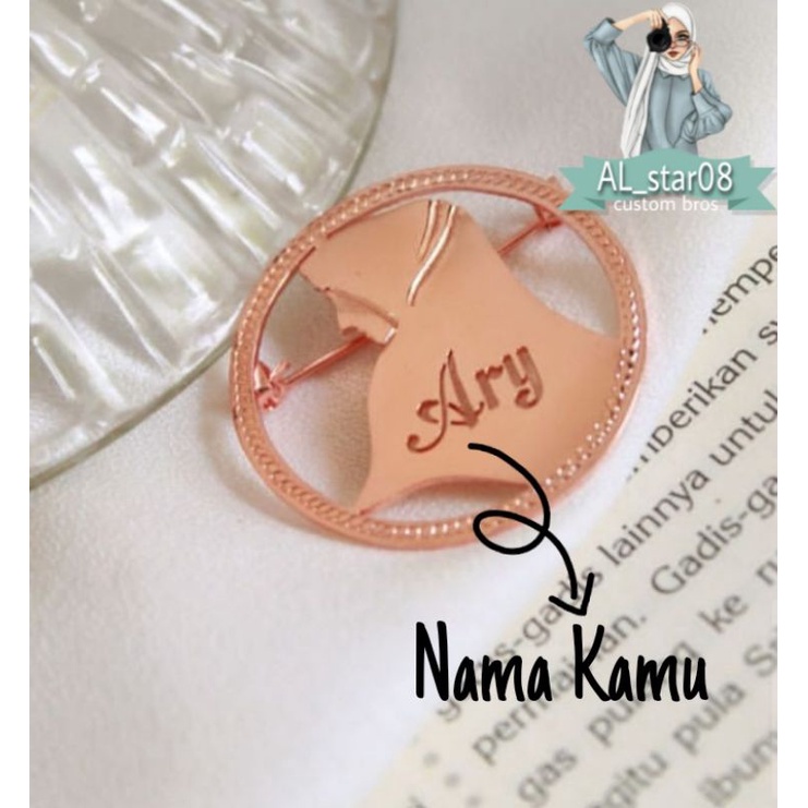 Bros Karakter Muslimah Nama Bros nama Jilbab Baru