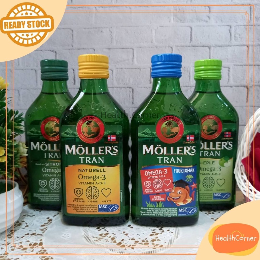 Mollers Tran 250ml / Baby DHA / COD Liver Oil / Omega 3