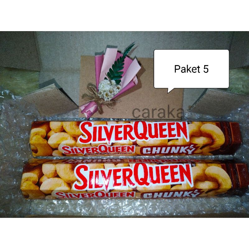 HAMPERS COKLAT SILVERQUEEN KADO ULANG TAHUN / UNNIVERSARY /VALENTINE