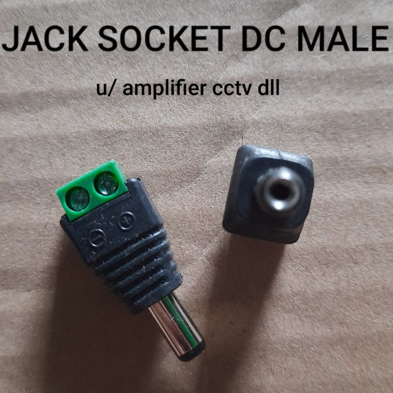 JACK SOCKET POWER SUPPLY DC UNTUK ADAPTOR POWER SUPPLY CCTV AMPLIFIER 5V 9V 12V 19V 24V DLL