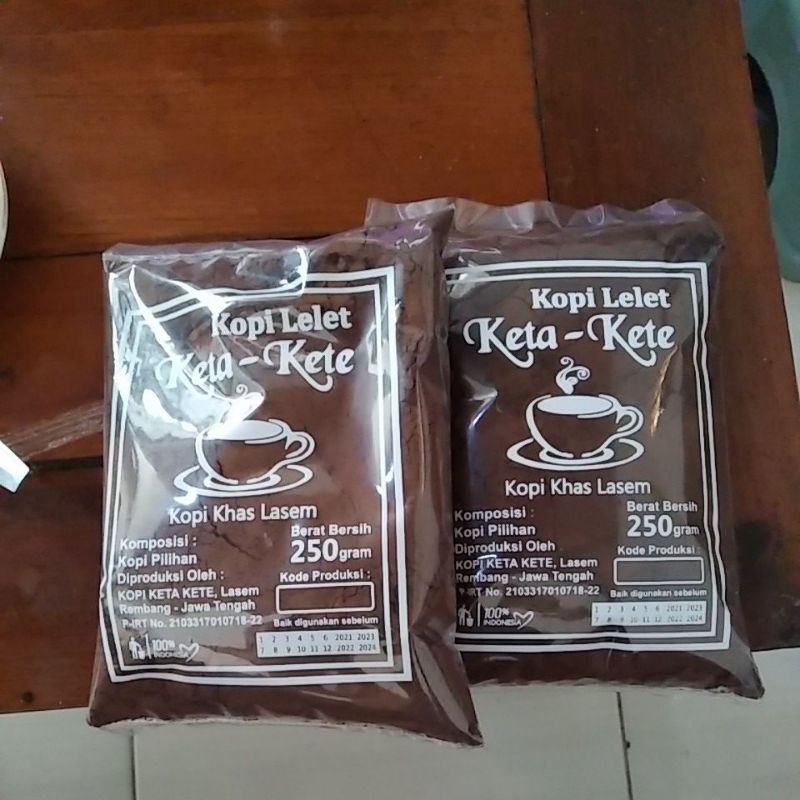 KOPI LELET KETA KETE KHAS LASEM REMBANG 250 GRAM