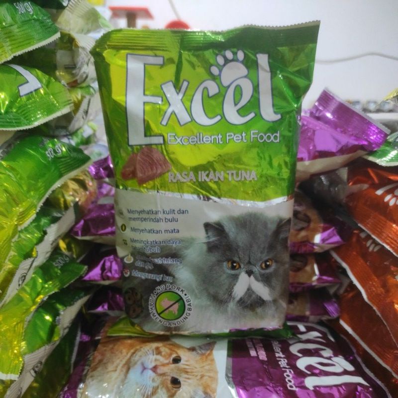 EXCEL CAT FOOD 20KG MAKANAN KUCING MURAH - TUNA IKAN