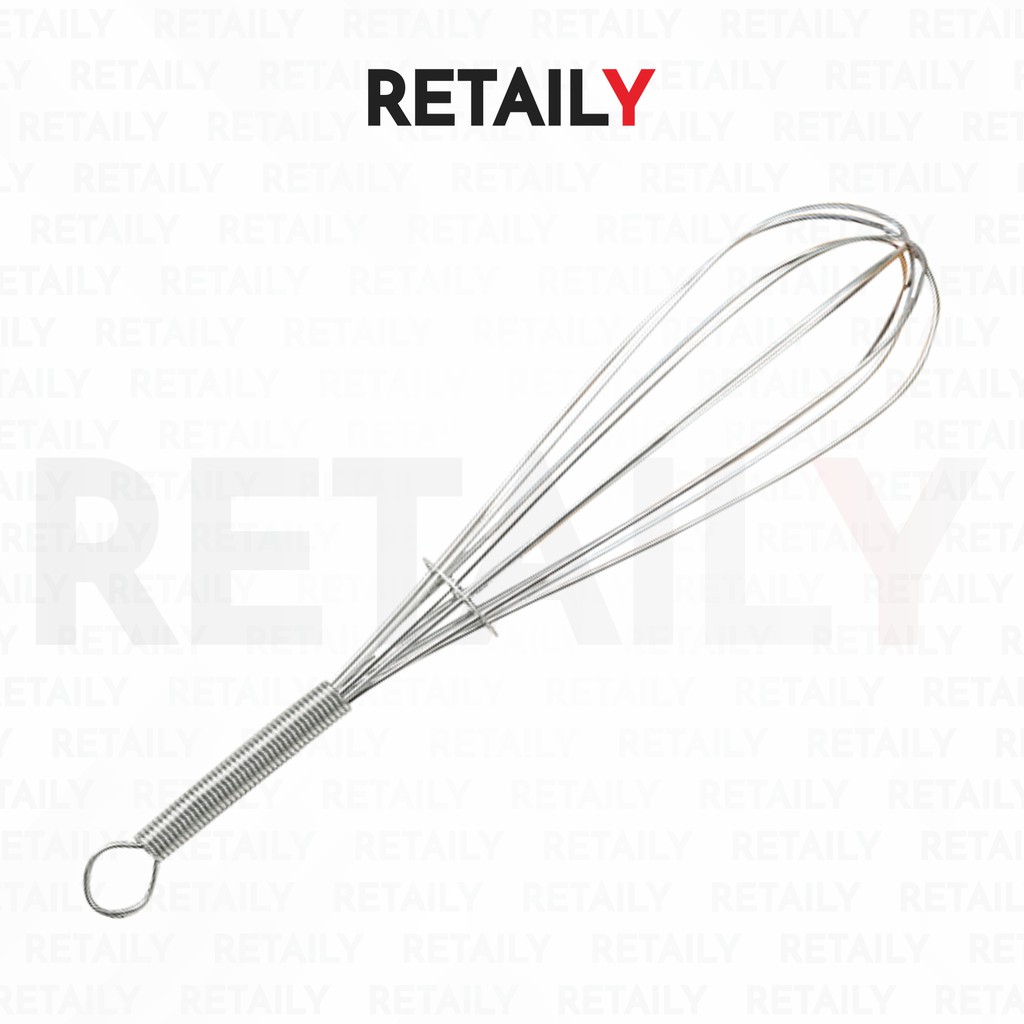 Retaily HL0100 Pengocok Telur Alat Kocok Adonan Hand Mixer Whisker Stainless