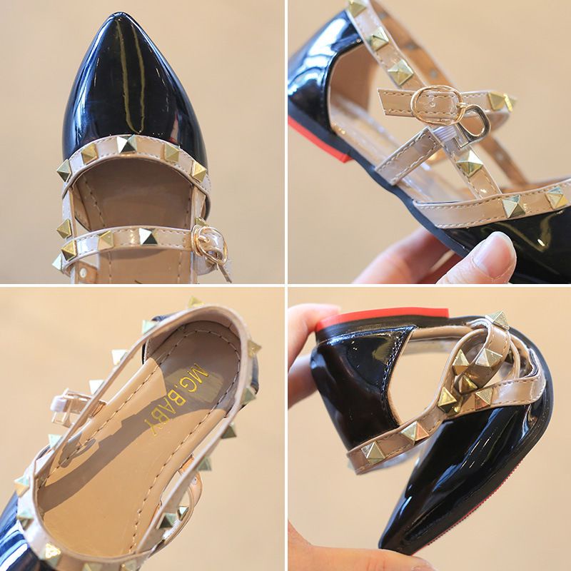 【FREE BOX IMPORT】V597 - Sandal Sepatu Anak Kristal Fashion Import