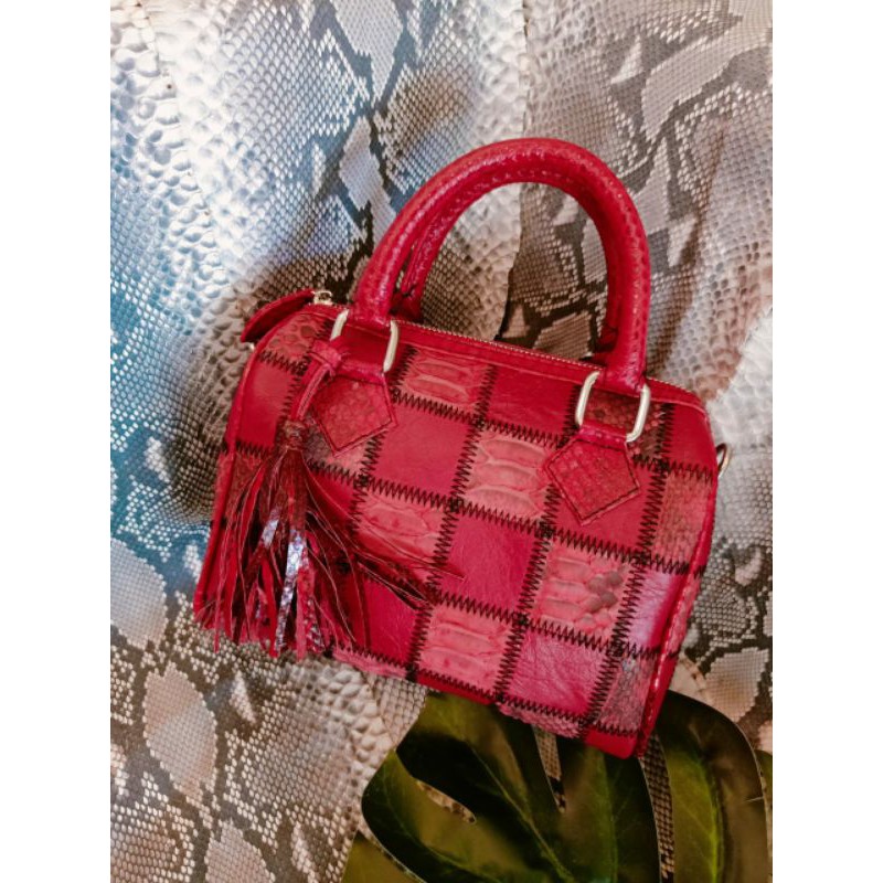 Tas Kulit Ular Phyton Asli