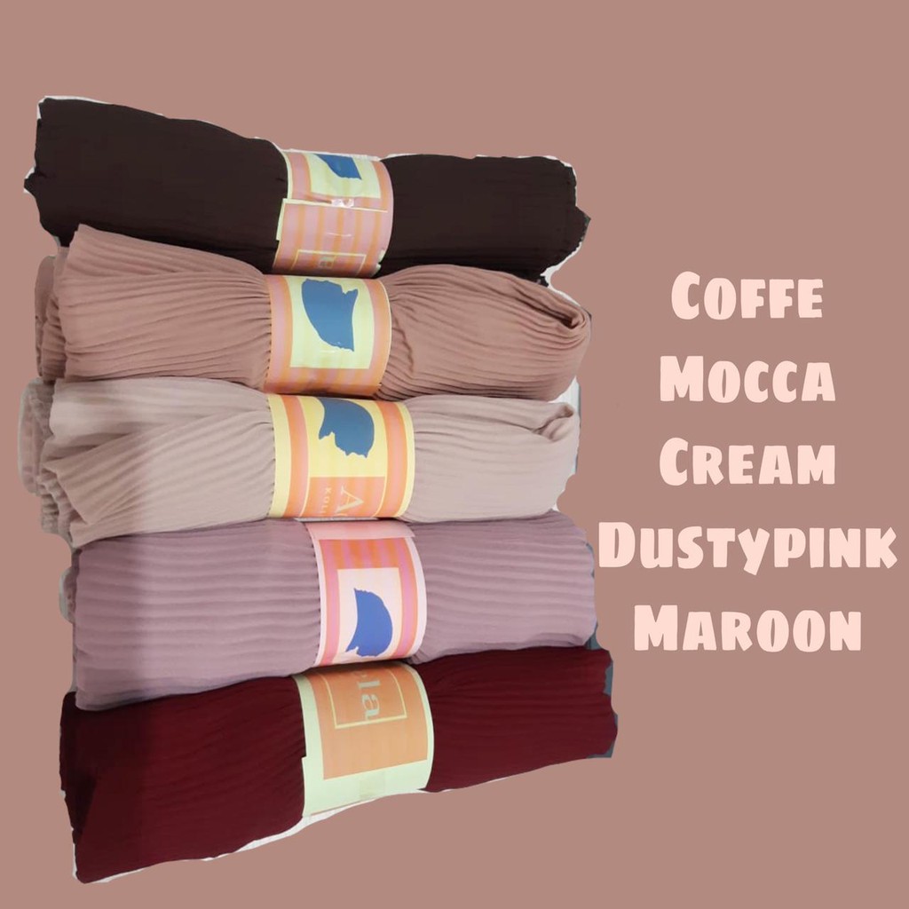 PASMINA PLISKET CERUTTY -  pashmina plisket / pashmina murah / pashmina ceruty