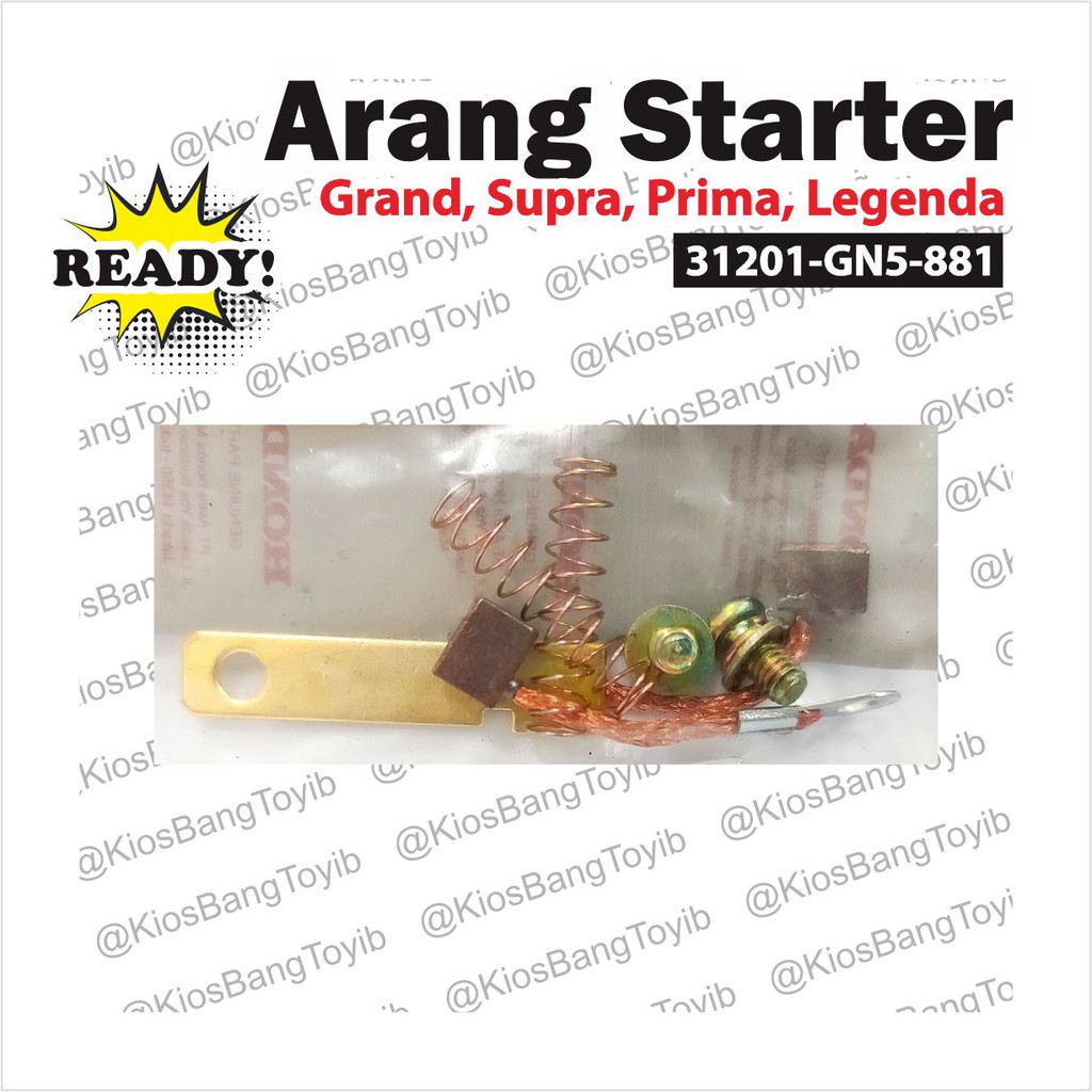 Arang Cool Stater Starter Brush Set Grand, Supra, Supra Fit New, Legenda, Prima (31201-GN5)