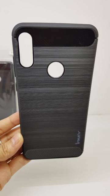 Slim Fit Carbon iPaky Zenfone Max Pro M2 ZB631KL 6.26 inchi Soft Case Zenfone Max M2 Asus ZB633KL