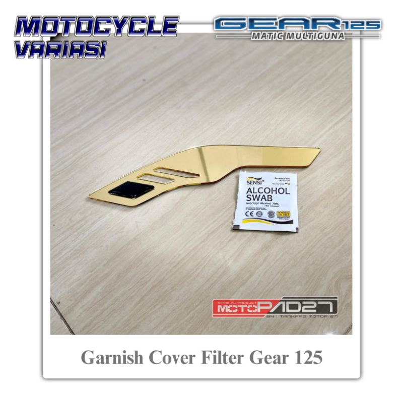 Garnish Cover Filter Yamaha Gear 125 Cover Tutup Filter Yamaha Gear 2002