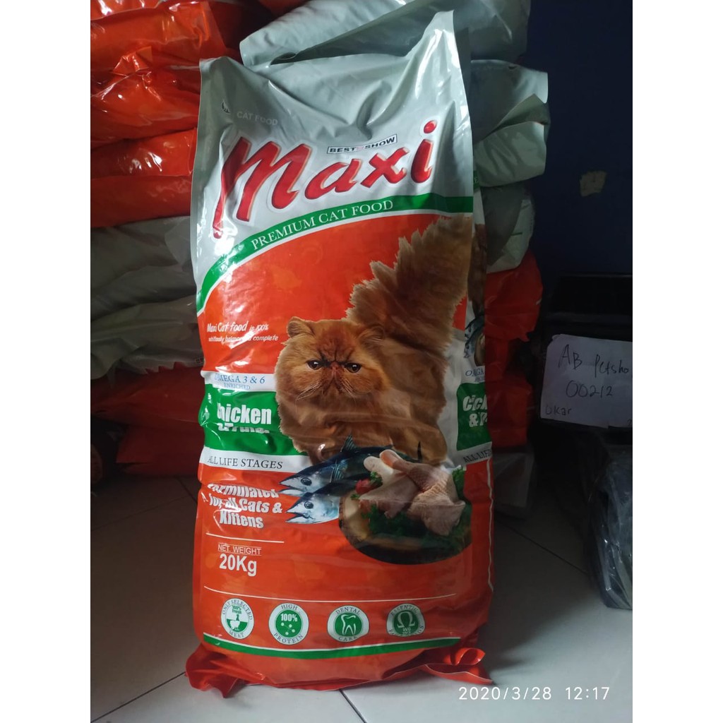 Makanan kucing Maxi Cat 20kg /Cat food(SEKARUNG)