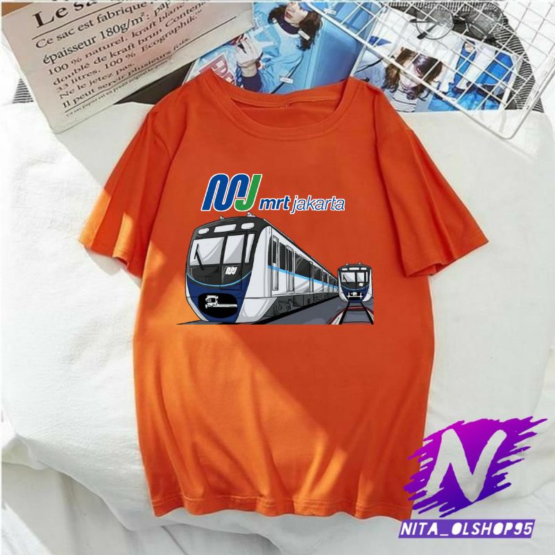 baju anak mrt jakarta kaos anak kereta api mrt jakarta