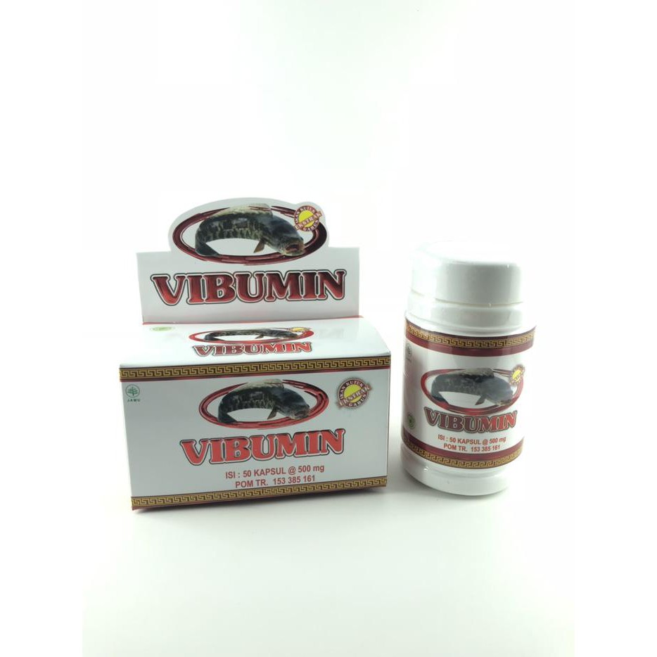 KAPSUL IKAN GABUS / VIBUMIN KAPSUL / DAYA TAHAN TUBUH / PASCA OPERASI 