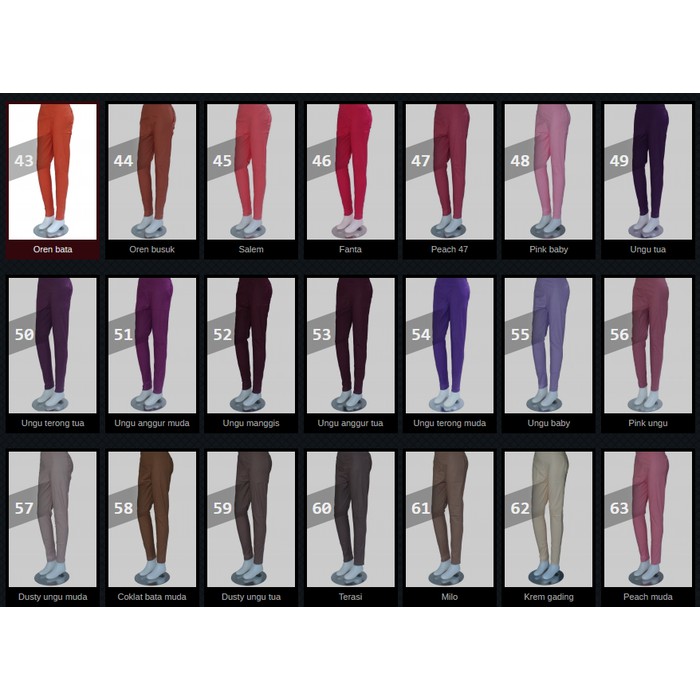 Celana Panjang Wanita Big Size Katun Stretch Ukuran XXXL / Super Jumbo