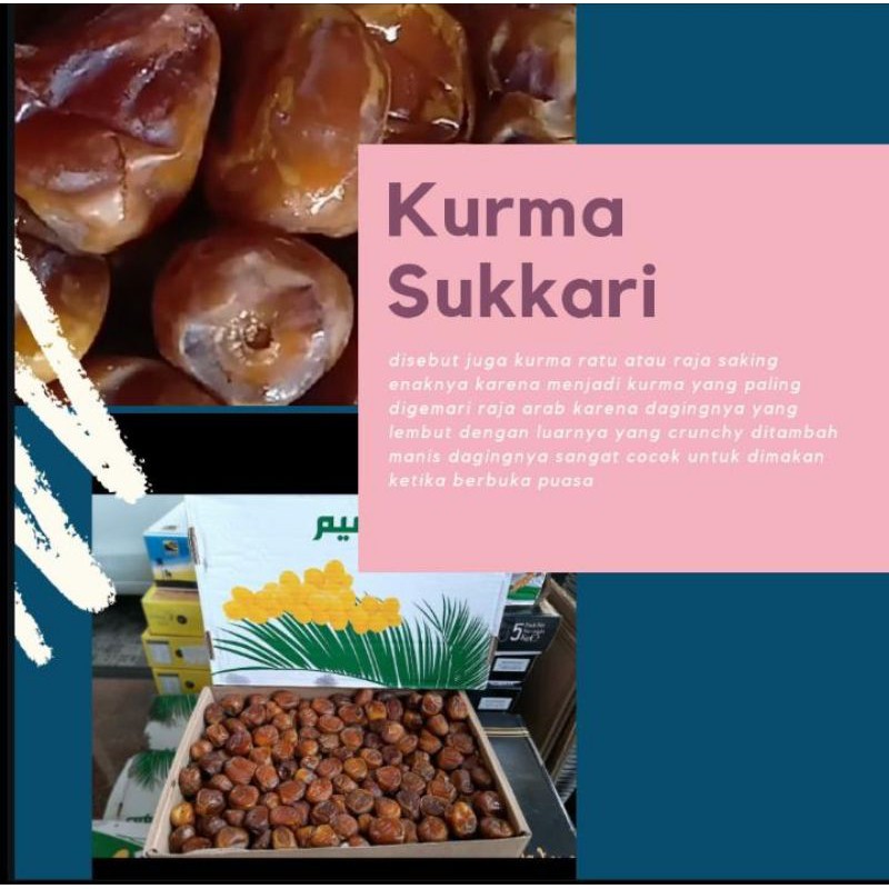 

Kurma Sukari kemasan 250gr