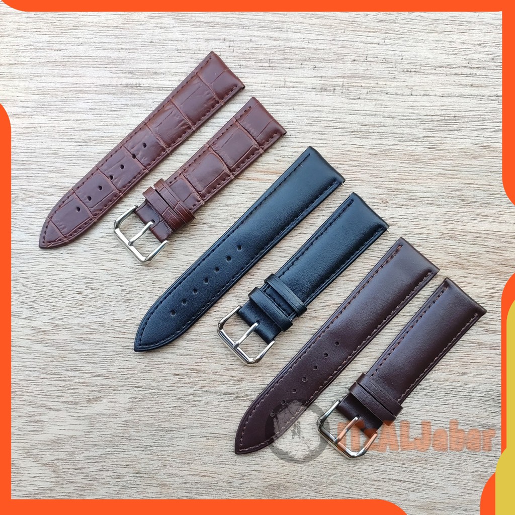 Tali jam tangan Smartwatch Kulit leather strap 20mm 22mm Quick release