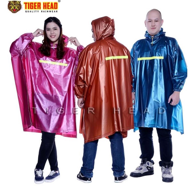 Promo Jas Hujan Poncho Lengan Big Top |Tiger Head 68209 | Original 