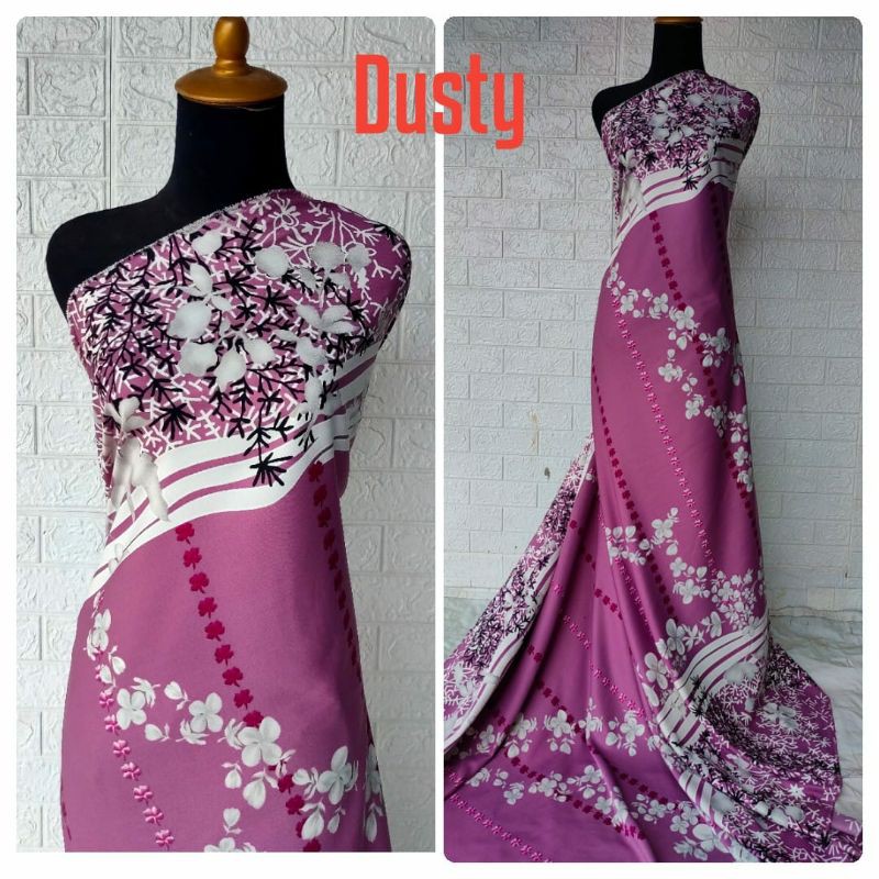 Kain Maxmara Motif Bunga Aurora harga per setengah meter