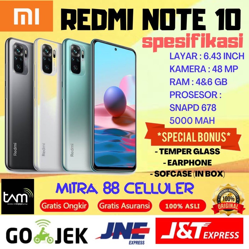 redmi note 10 ram