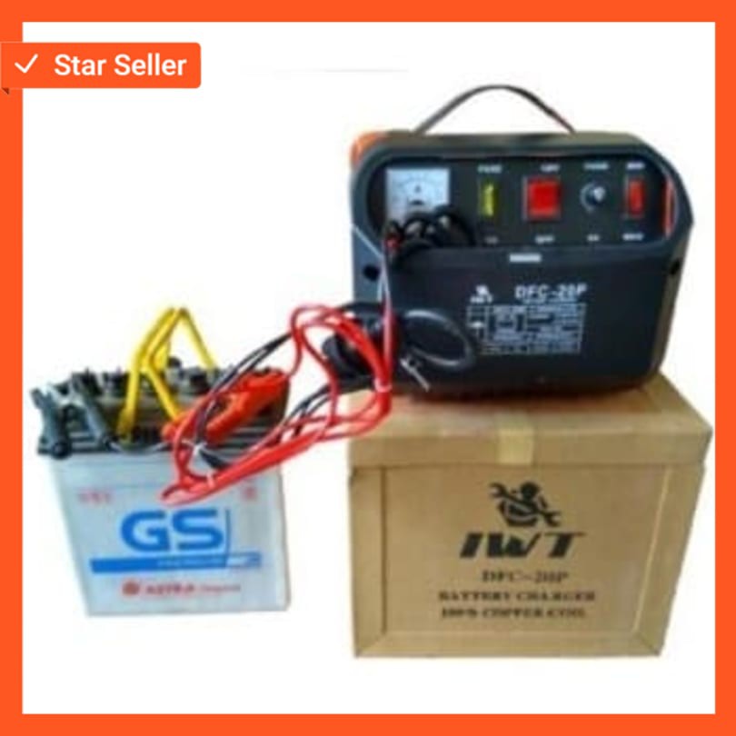 Charger Aki Mobil Motor Battery Charger & Starter IWT 20 Ampere CROSS247