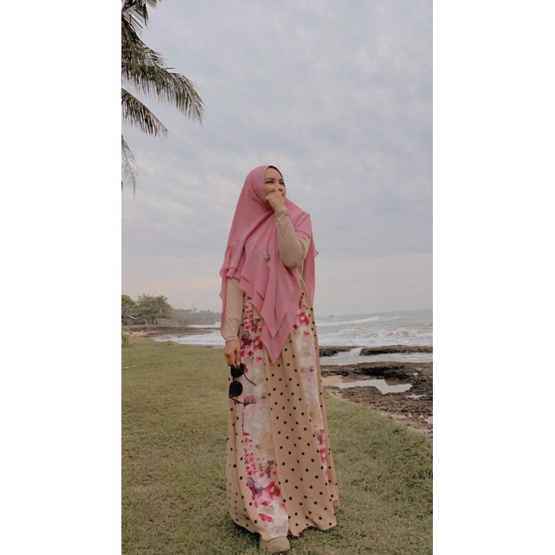 Jual gamis by HijabKayuni,Kamila by HijabKayuni original,gamis cantik